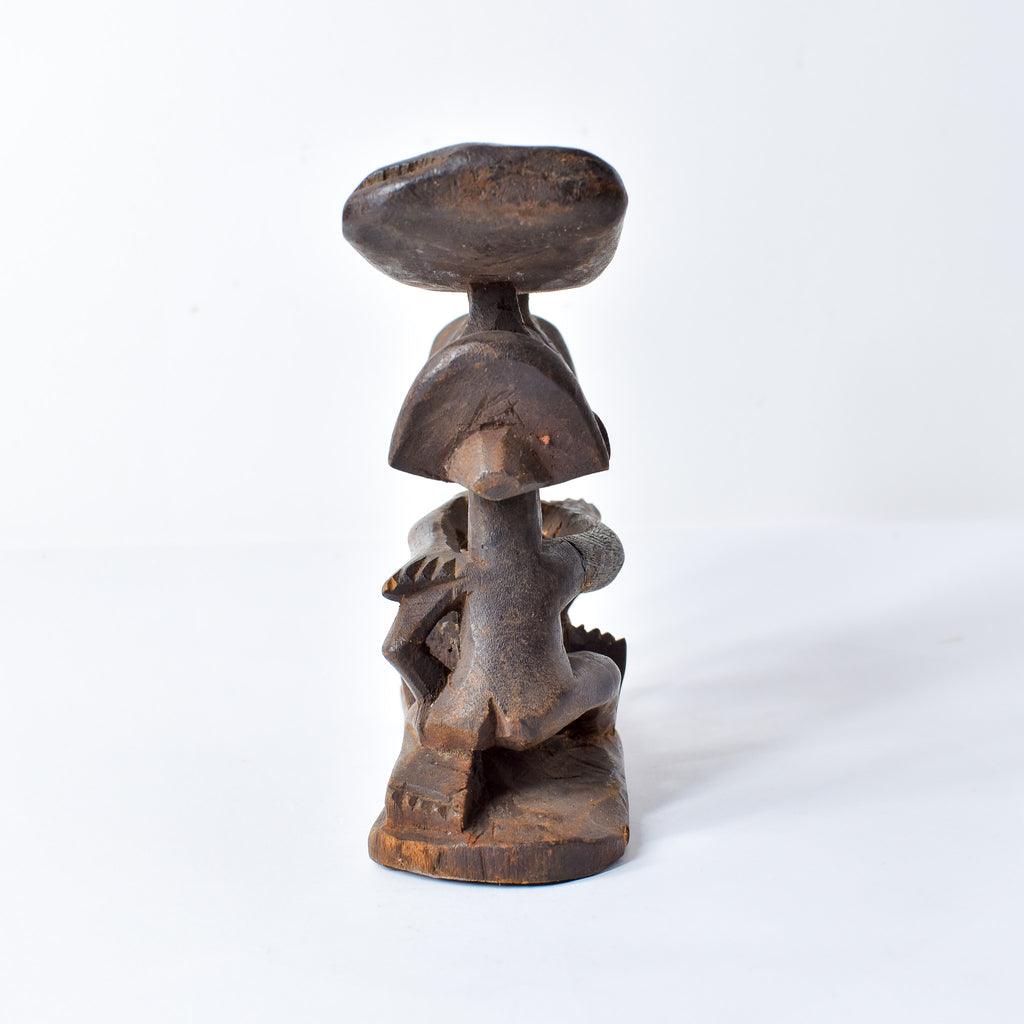 Luba Figural Miniature Headrest Congo
