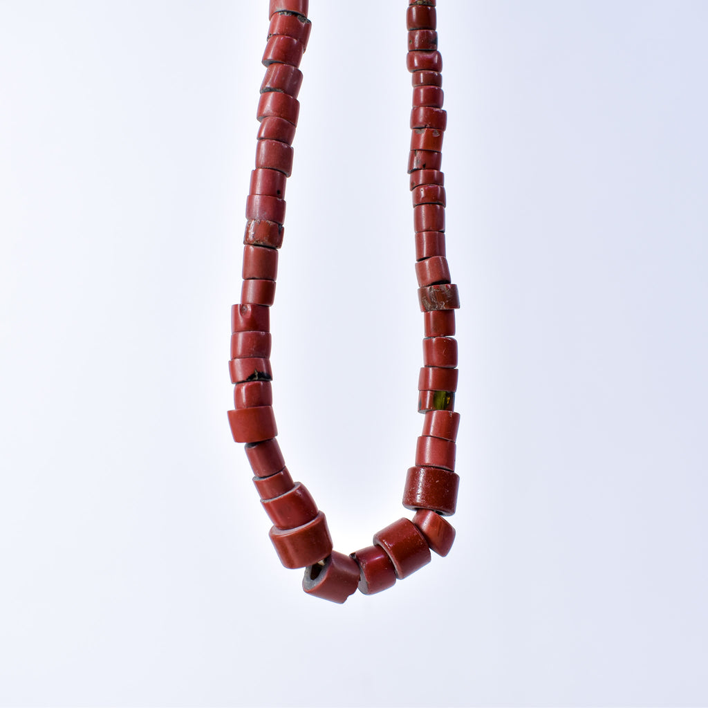 Bauxite Stone Beads Ghana 40 Inch