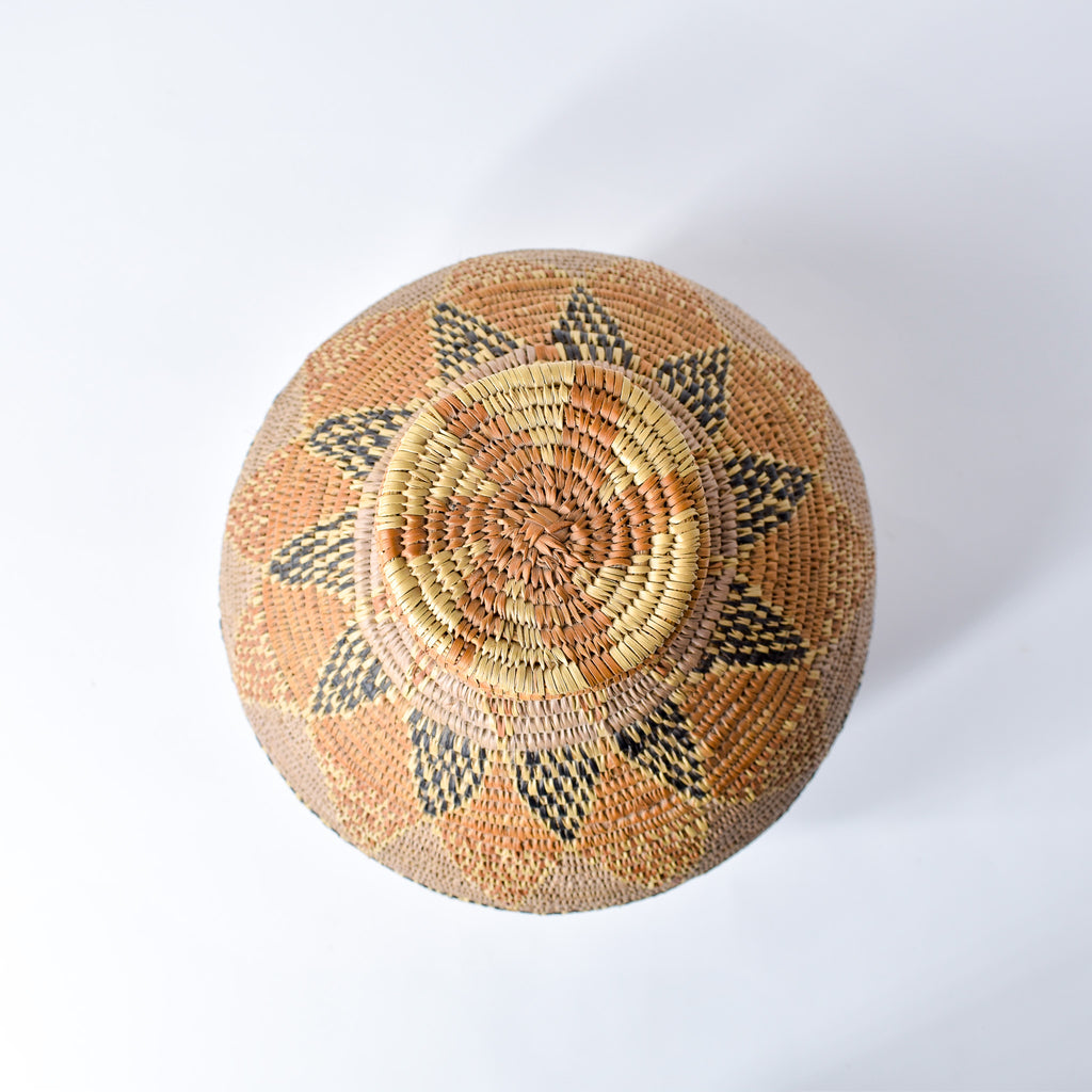 Zulu Beer Basket with Lid South Africa
