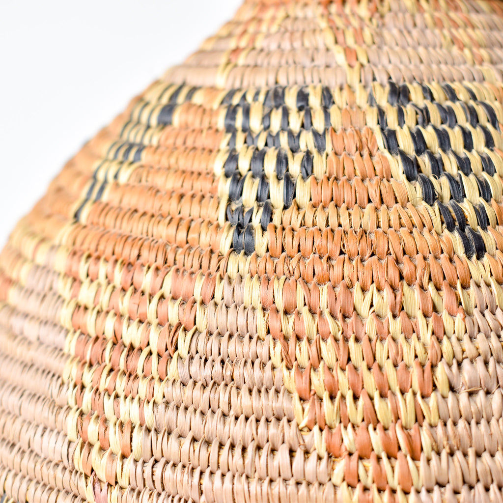 Zulu Beer Basket with Lid South Africa