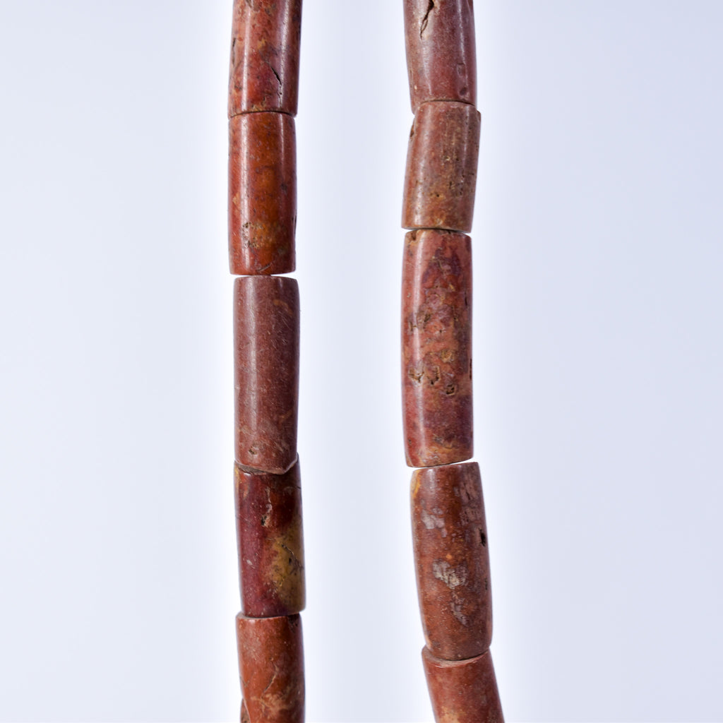 Bauxite Stone Beads Ghana 40 Inch
