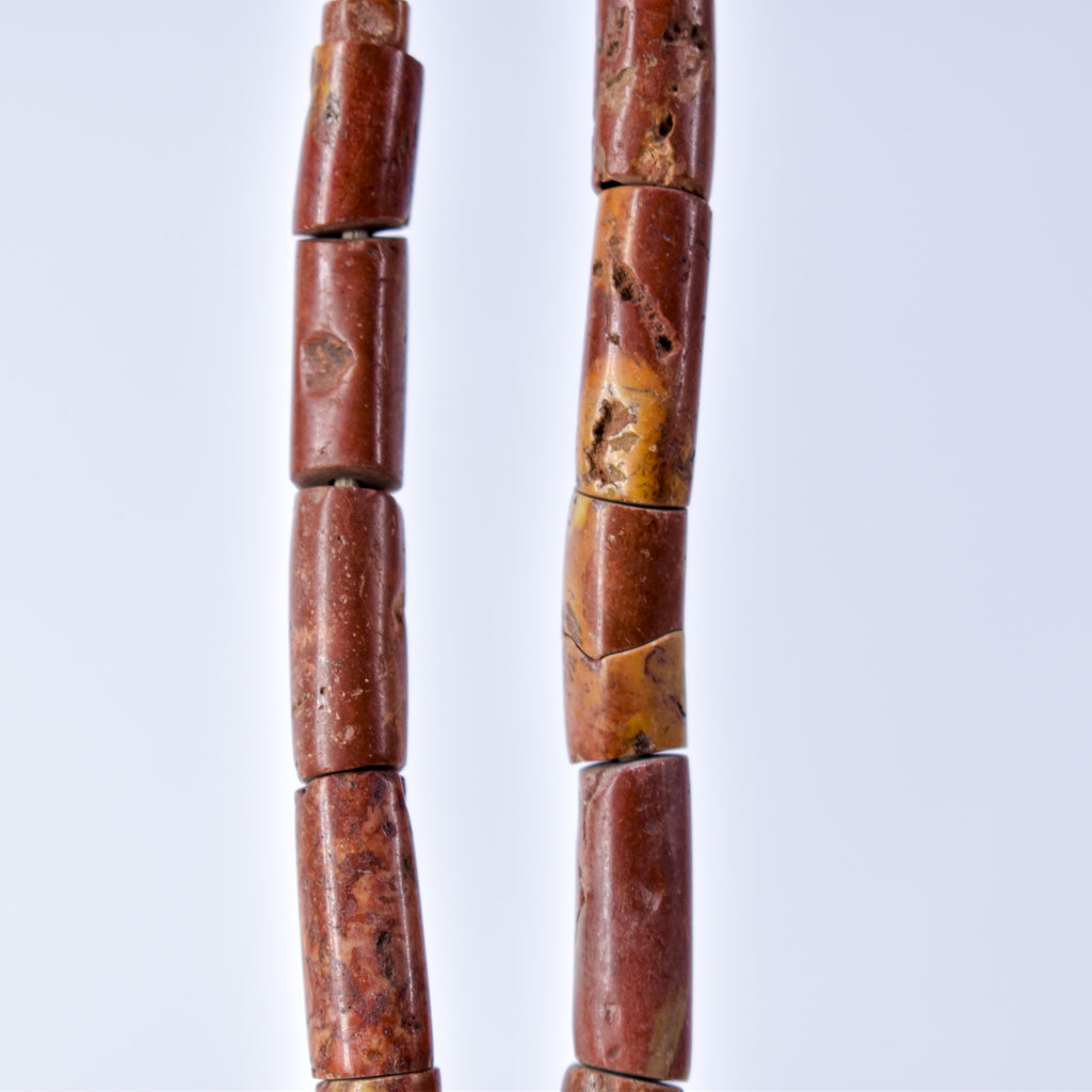 Bauxite Stone Beads Ghana 40 Inch