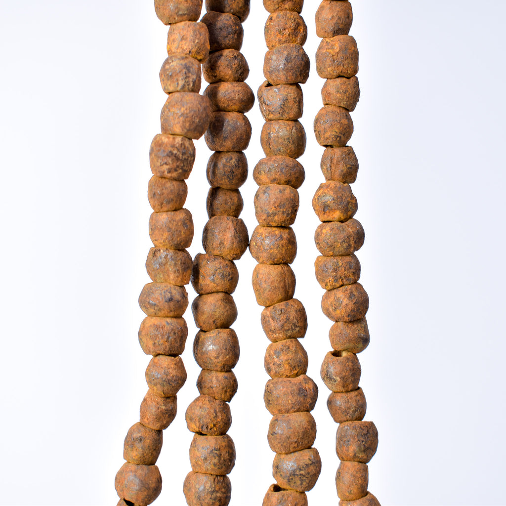 Ethiopian Double Strand Oxidized Metal Beads