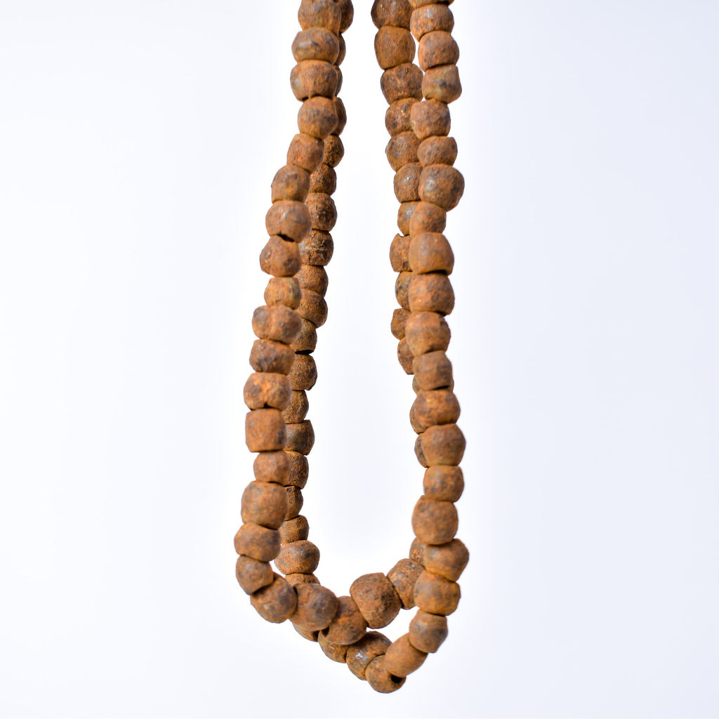 Ethiopian Double Strand Oxidized Metal Beads