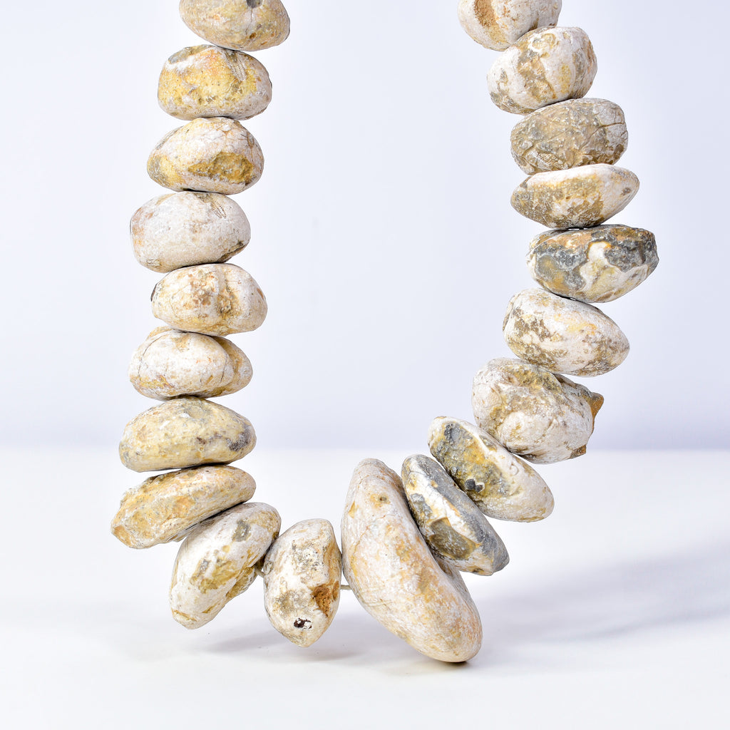 Fossilized Sand Dollar Trade Beads