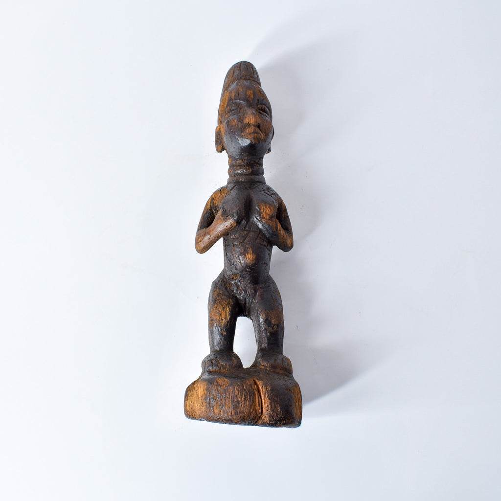 Yoruba Ibeji Female Miniature Figure Nigeria