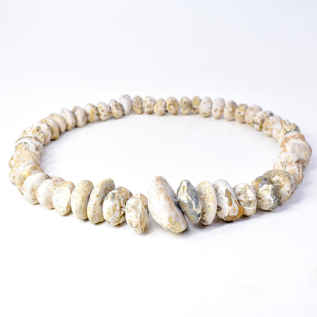 Fossilized Sand Dollar Trade Beads
