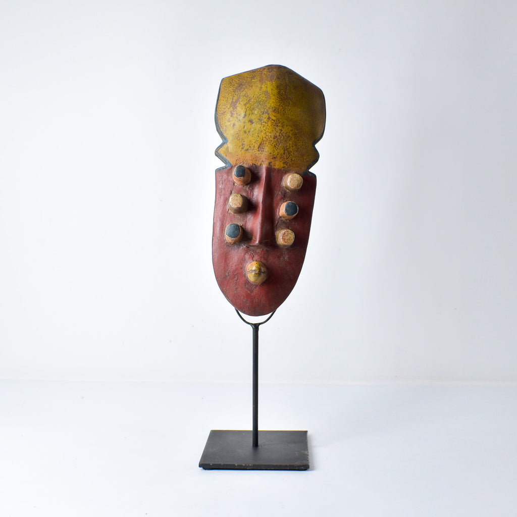 Grebo House Mask with Tubular Eyes Liberia