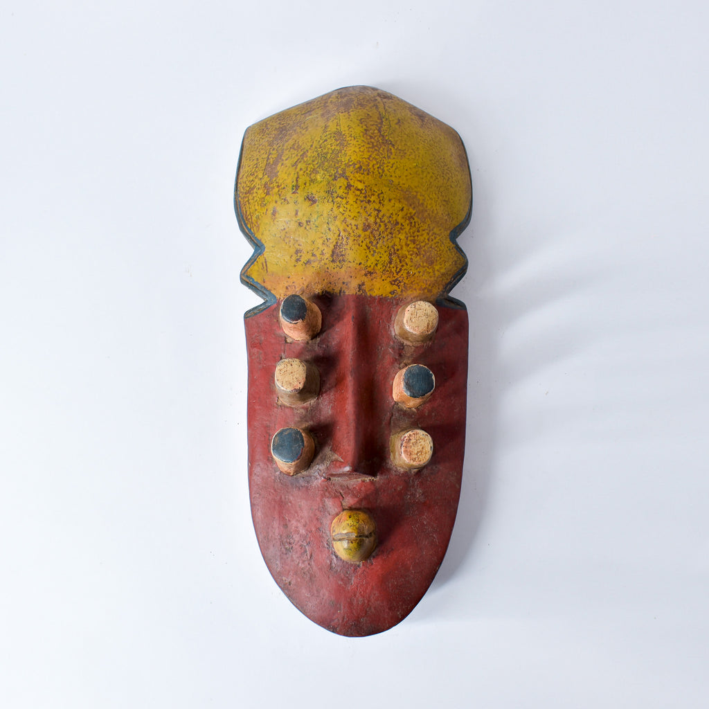 Grebo House Mask with Tubular Eyes Liberia