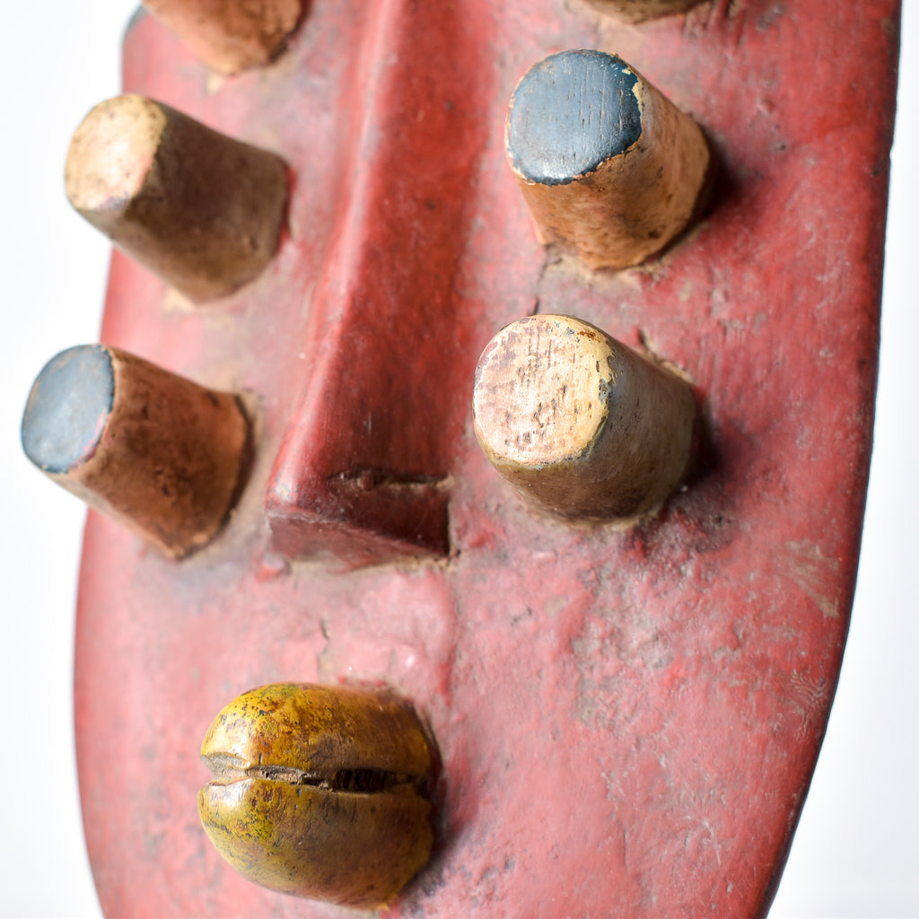 Grebo House Mask with Tubular Eyes Liberia