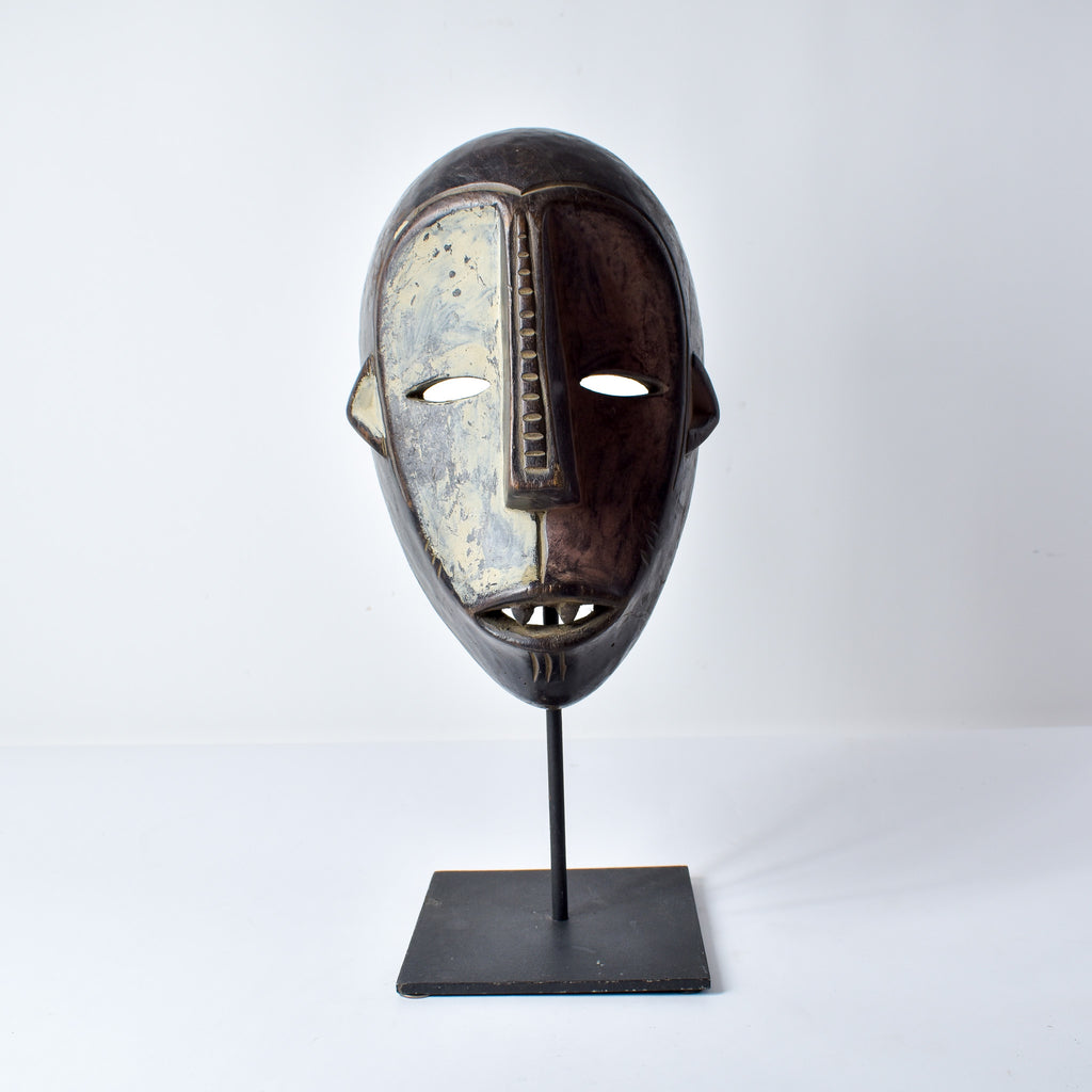 Metoko Wood Carved Mask Congo