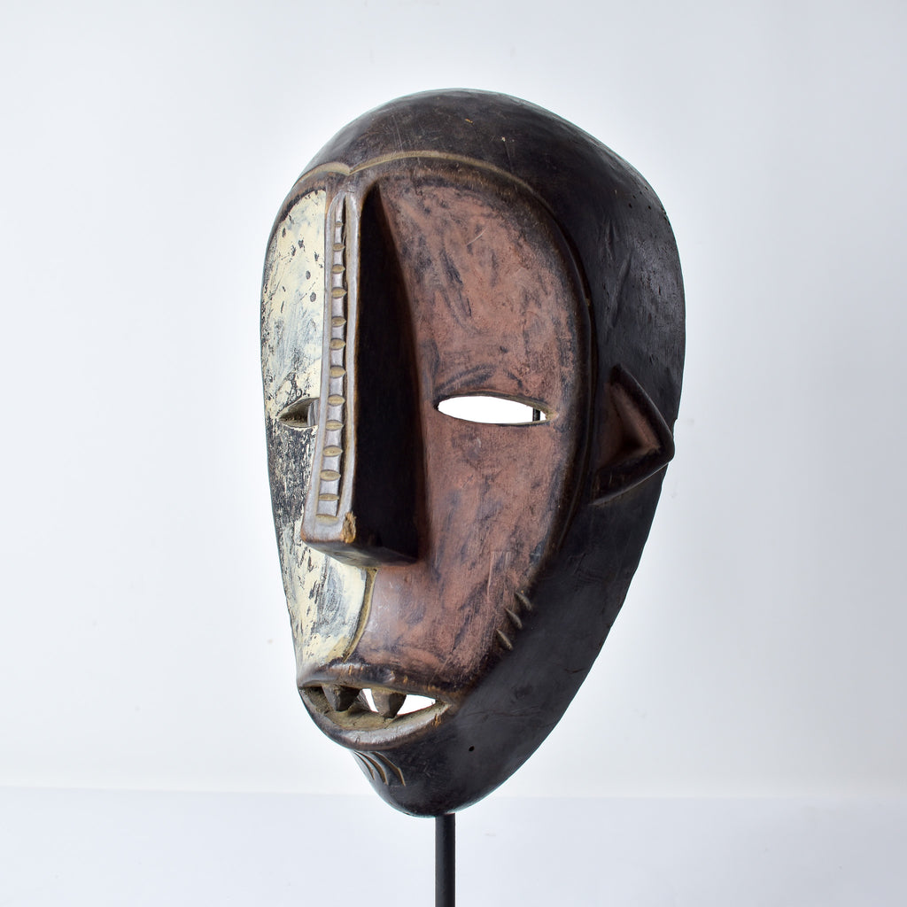 Metoko Wood Carved Mask Congo
