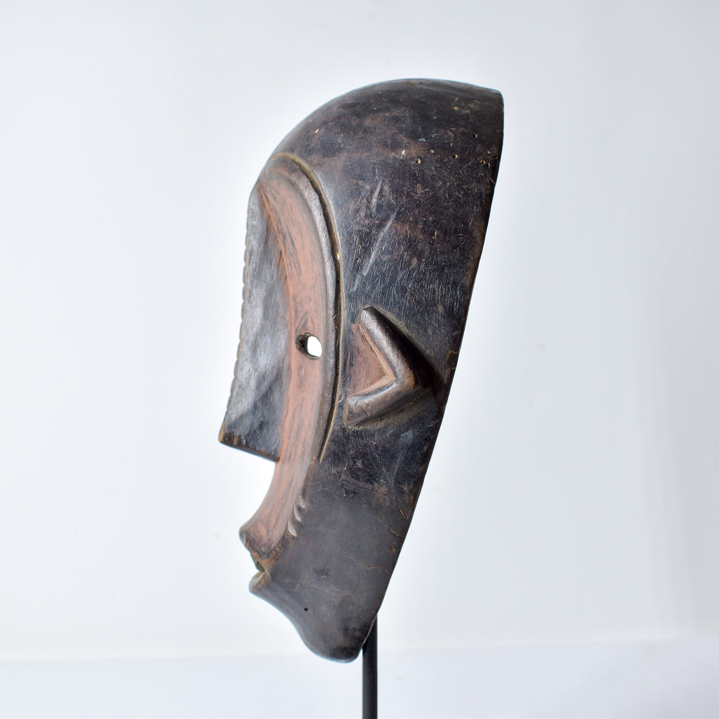 Metoko Wood Carved Mask Congo