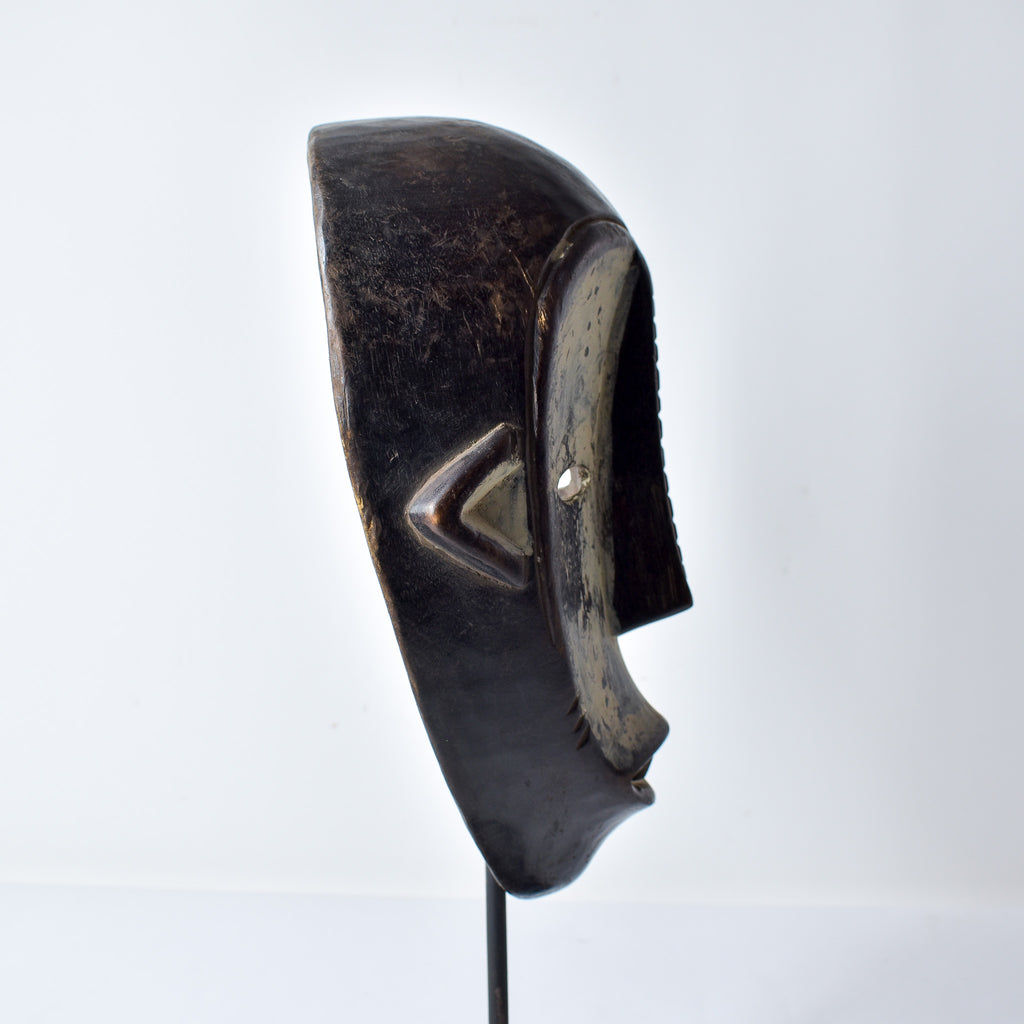 Metoko Wood Carved Mask Congo