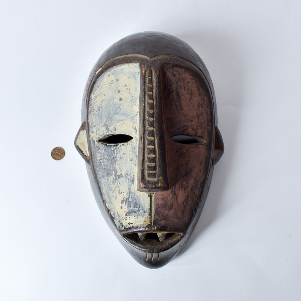 Metoko Wood Carved Mask Congo