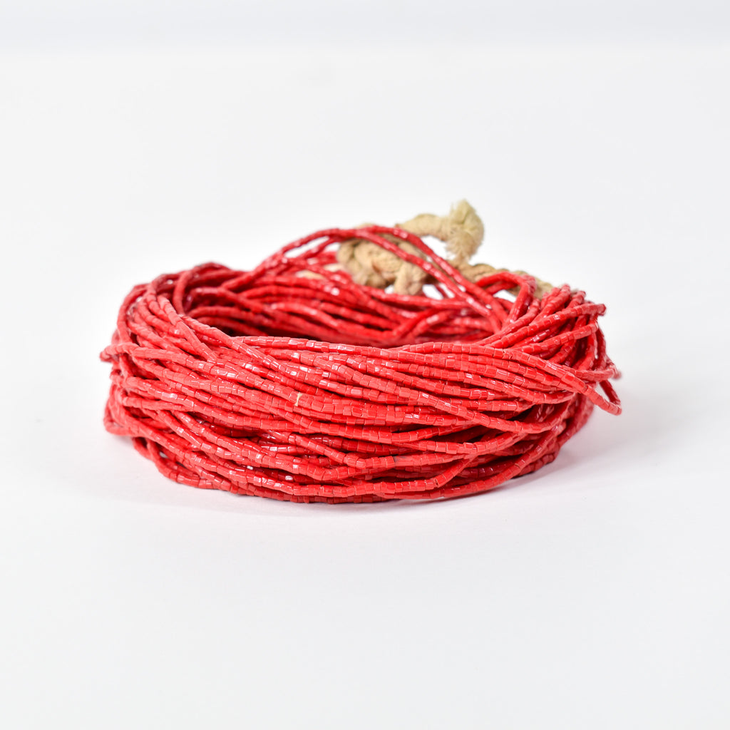 Baule Tamba Red Bead Necklace