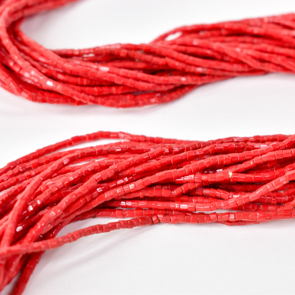 Baule Tamba Red Bead Necklace