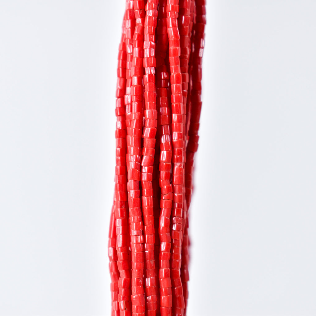 Baule Tamba Red Bead Necklace