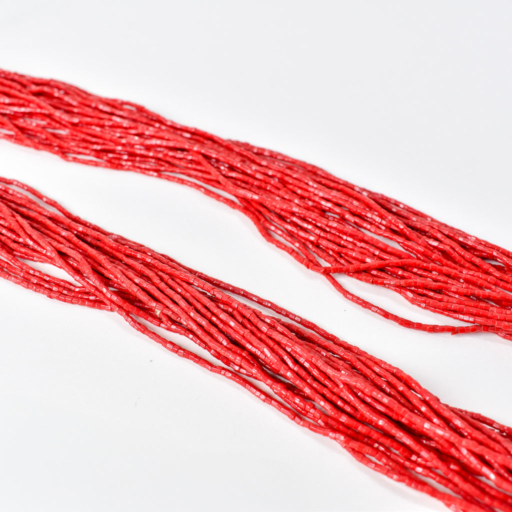 Baule Tamba Red Bead Necklace