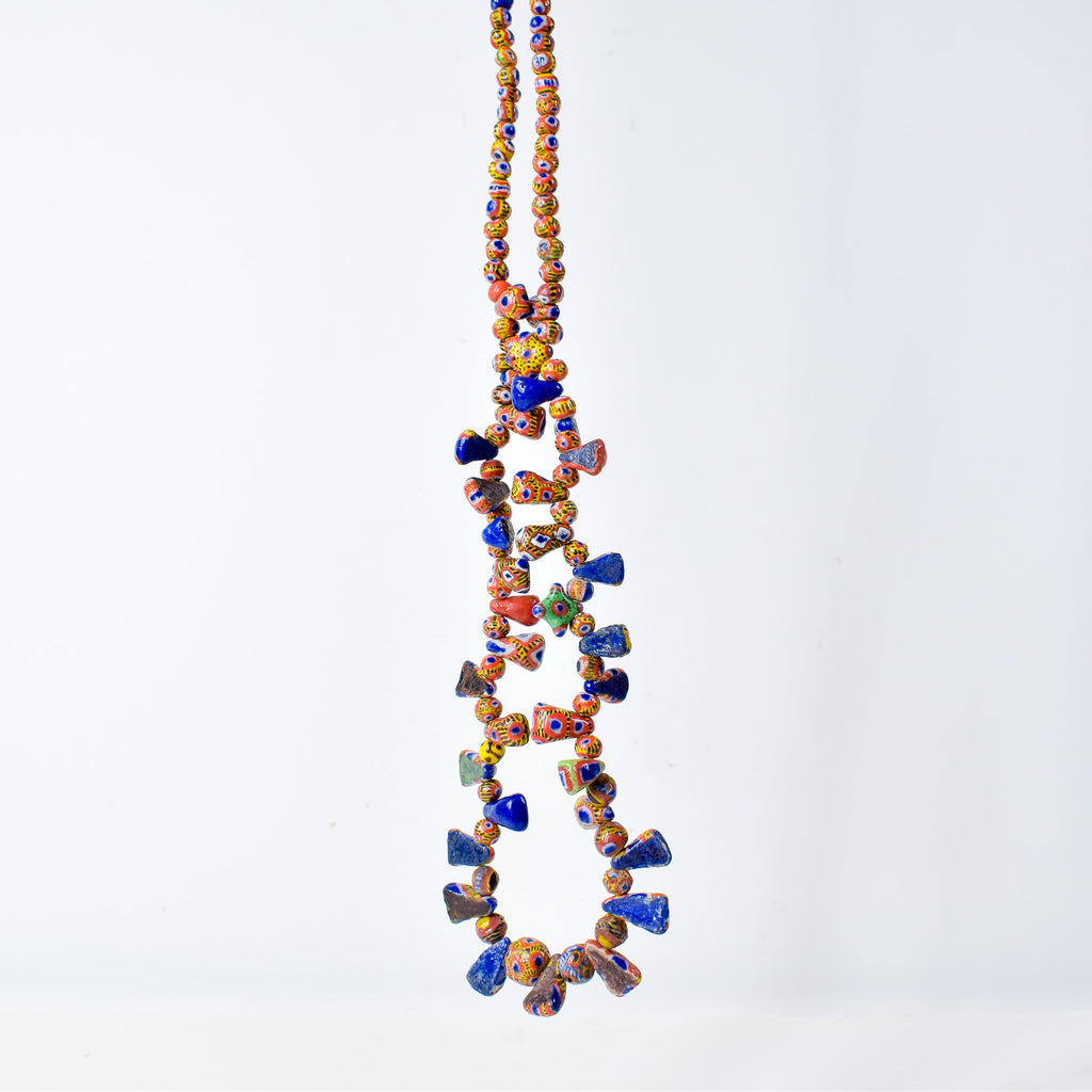 Kiffa Beads Contemporary Using Ancient Techniques Mauritania 34 Inch