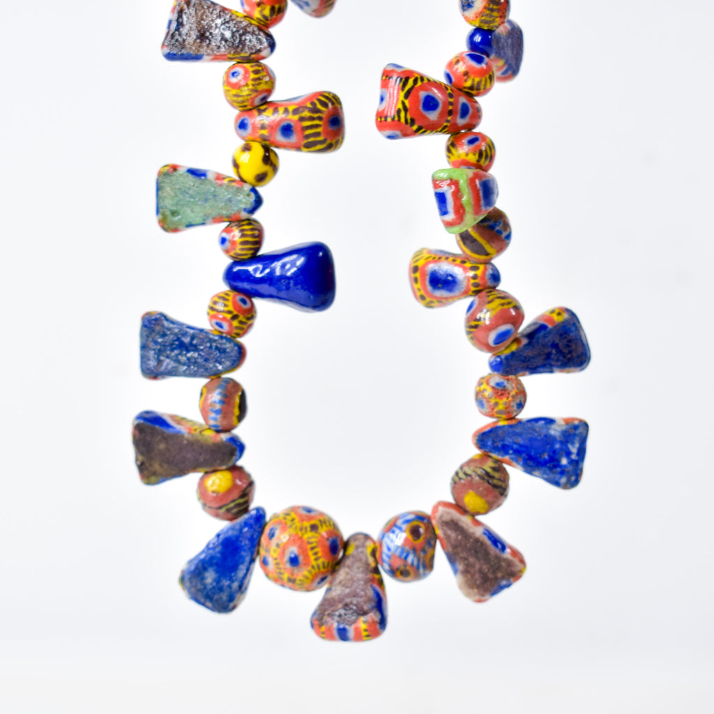 Kiffa Beads Contemporary Using Ancient Techniques Mauritania 34 Inch