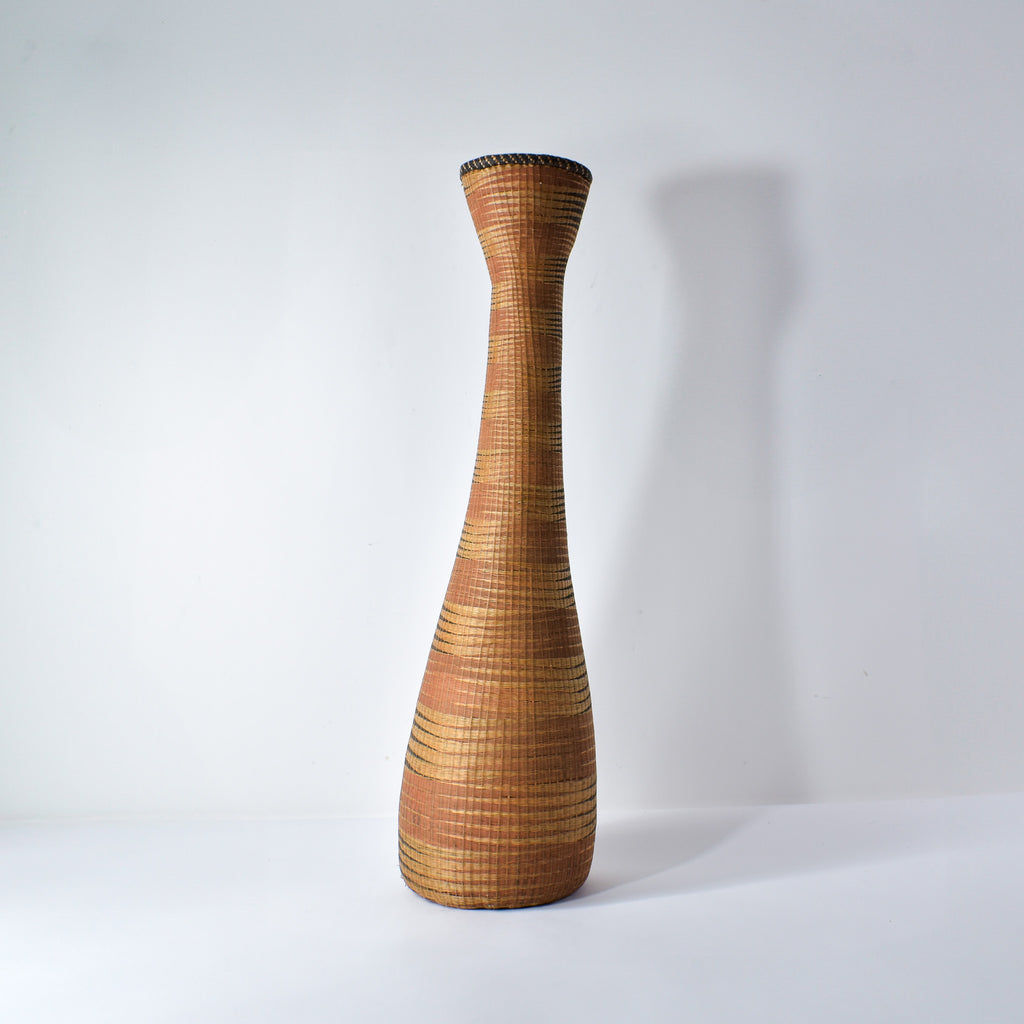Tutsi Wedding Basket Vase Rwanda 31 inch