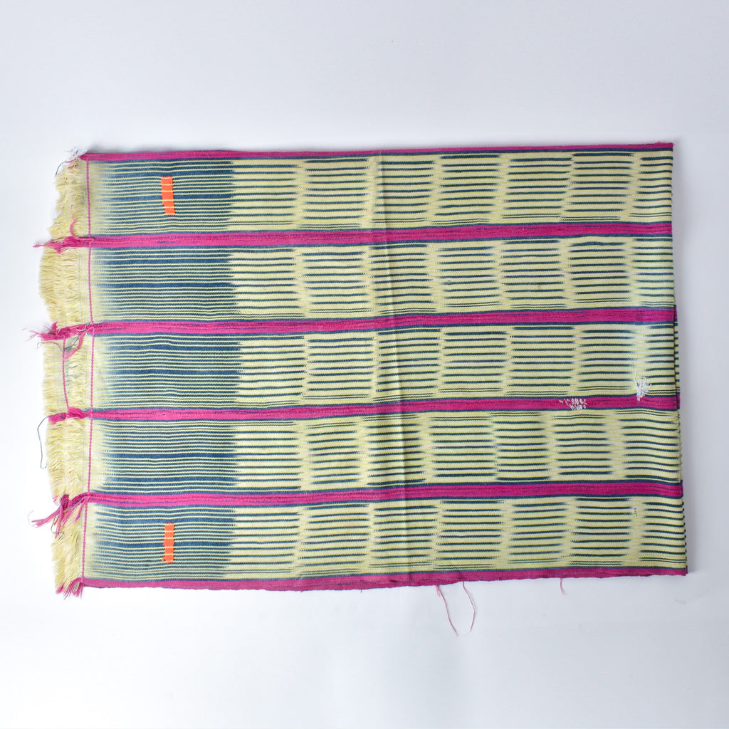 Baule Stripwoven Textile Côte d'Ivoire 61x42 Inch