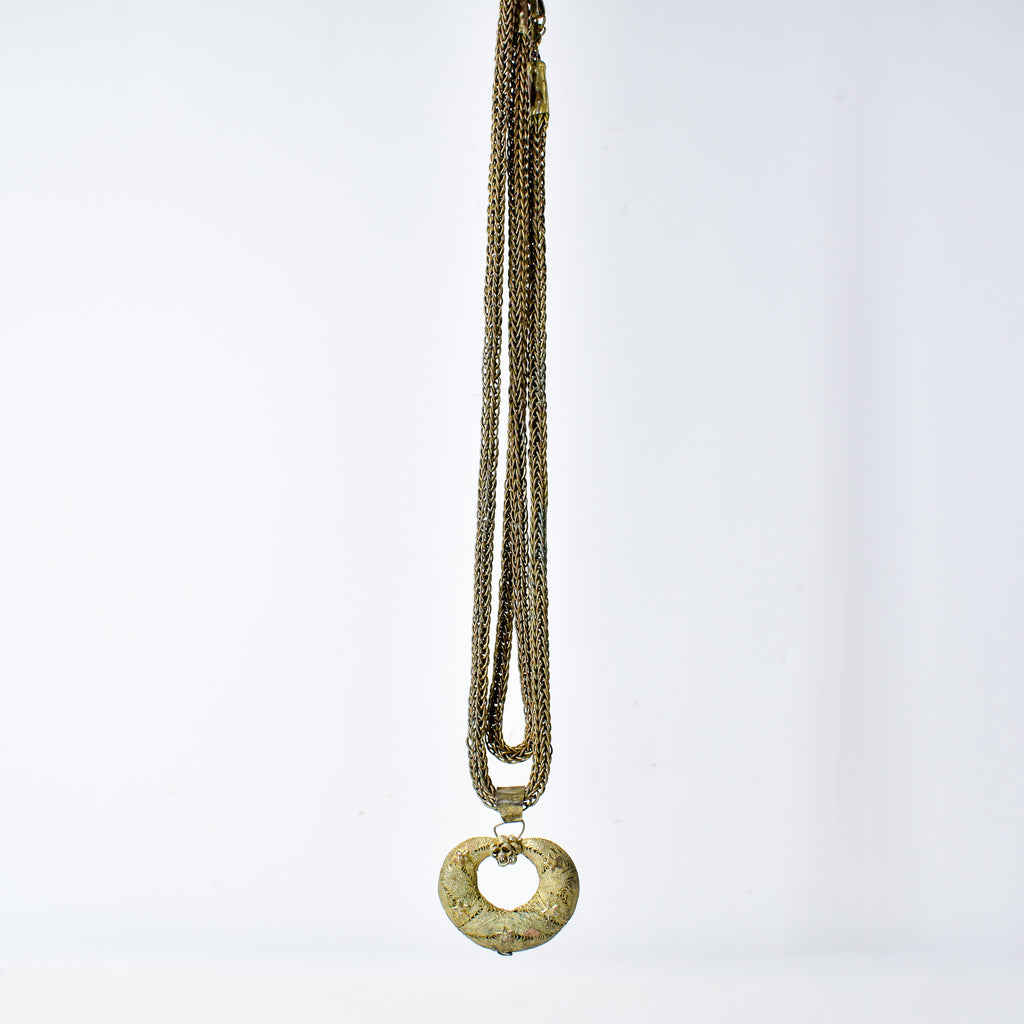 Yoruba Gilded Brass Necklace Nigeria