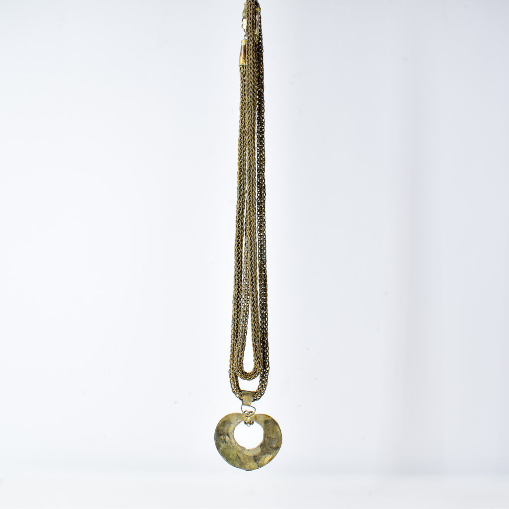 Yoruba Gilded Brass Necklace Nigeria