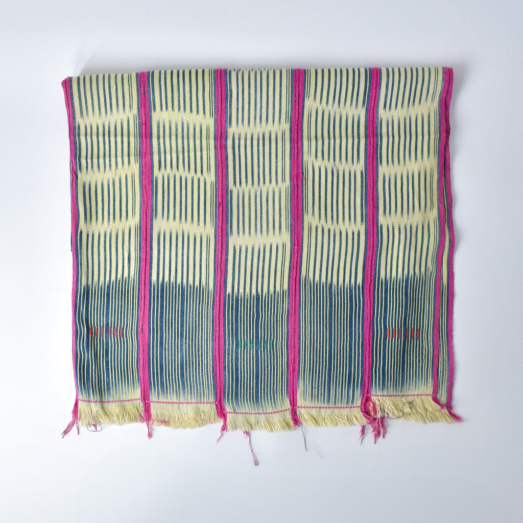 Baule Stripwoven Textile Côte d'Ivoire 61x42 Inch