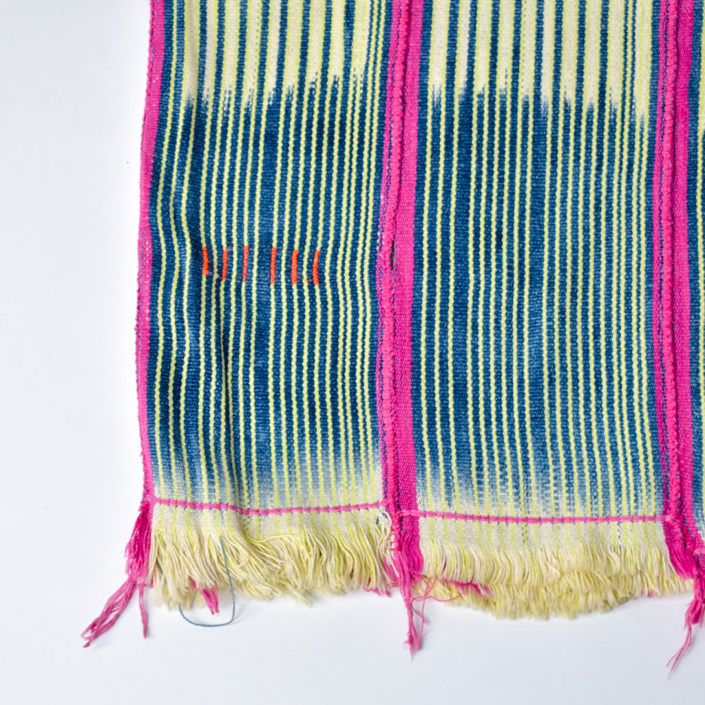 Baule Stripwoven Textile Côte d'Ivoire 61x42 Inch