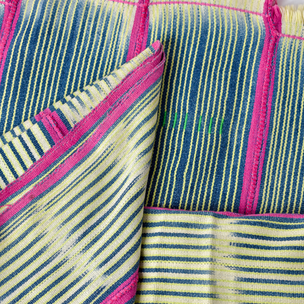 Baule Stripwoven Textile Côte d'Ivoire 61x42 Inch