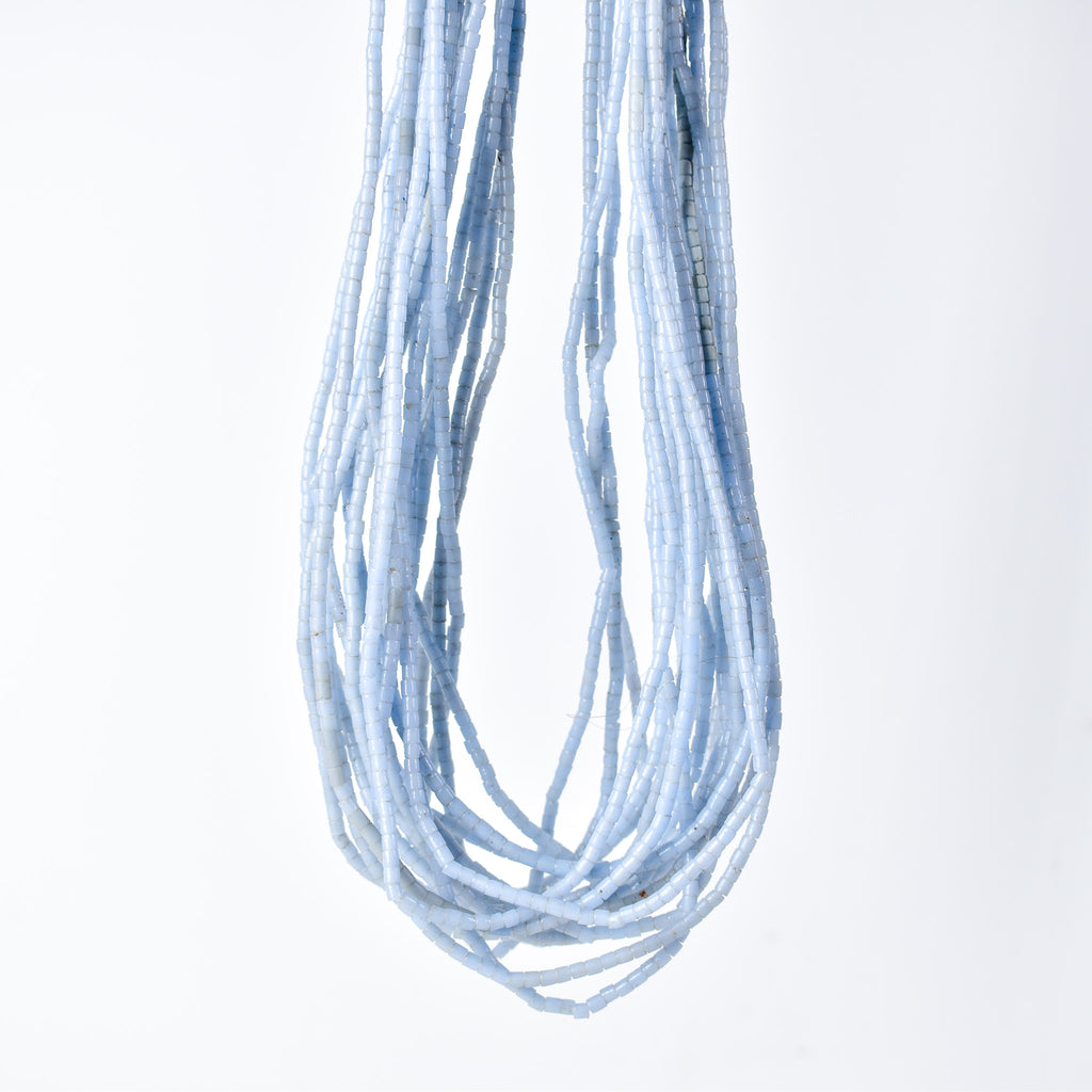 20 Strands Tile Blue Trade Beads