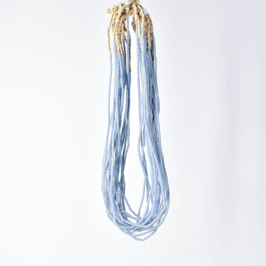 20 Strands Tile Blue Trade Beads