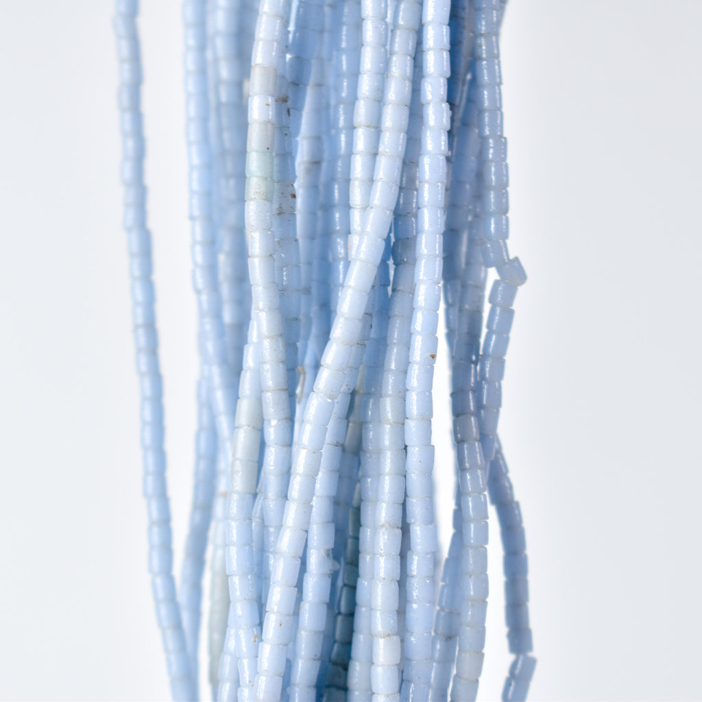 20 Strands Tile Blue Trade Beads