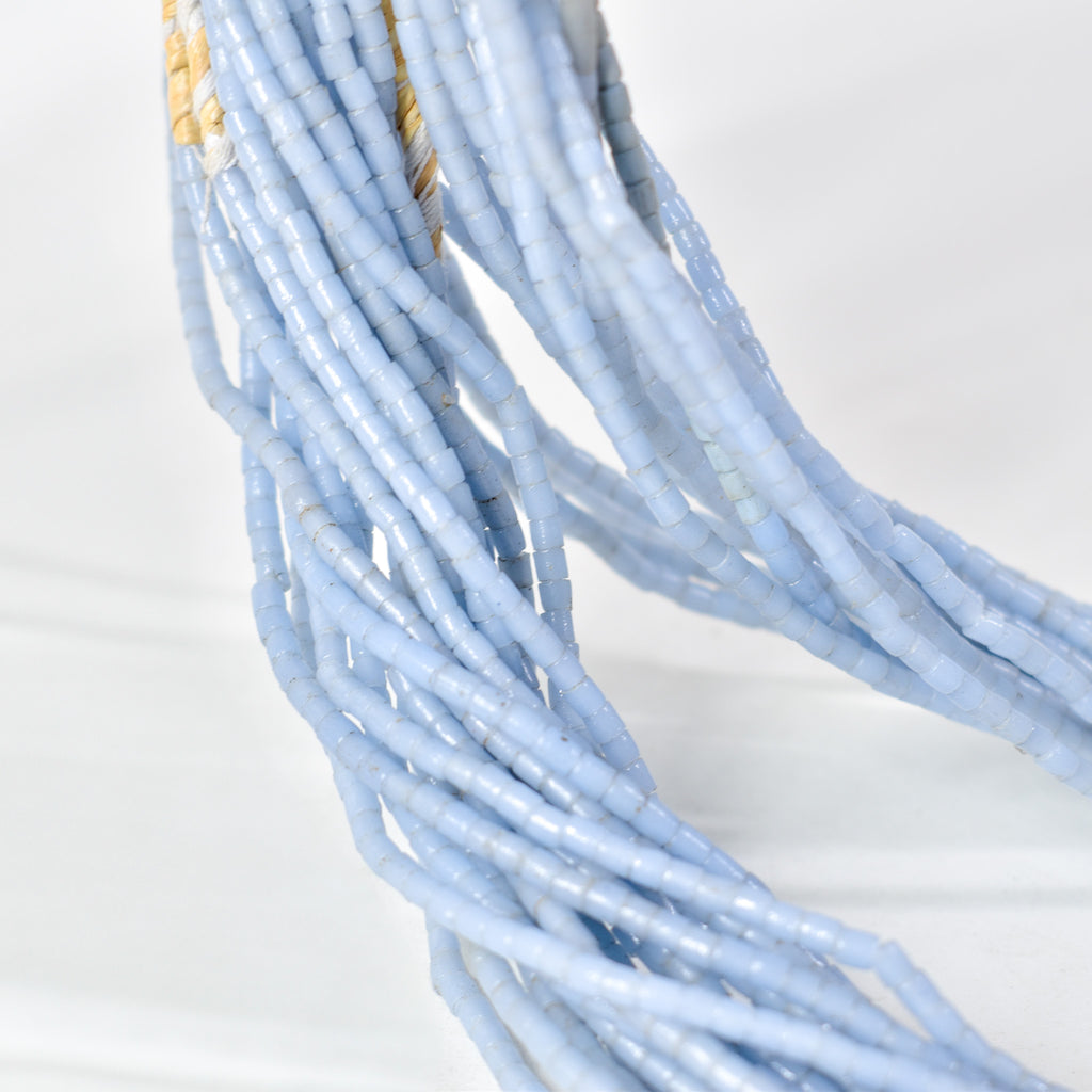 20 Strands Tile Blue Trade Beads