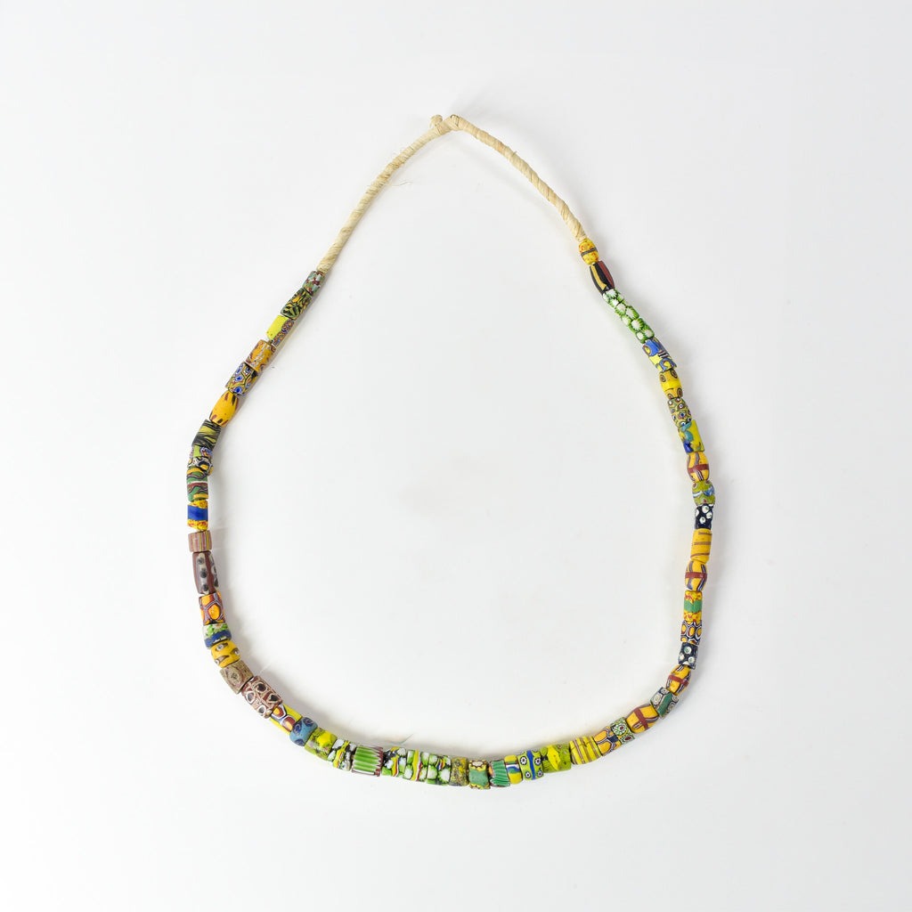 Mixed Venetian Trade Beads 32 Inch