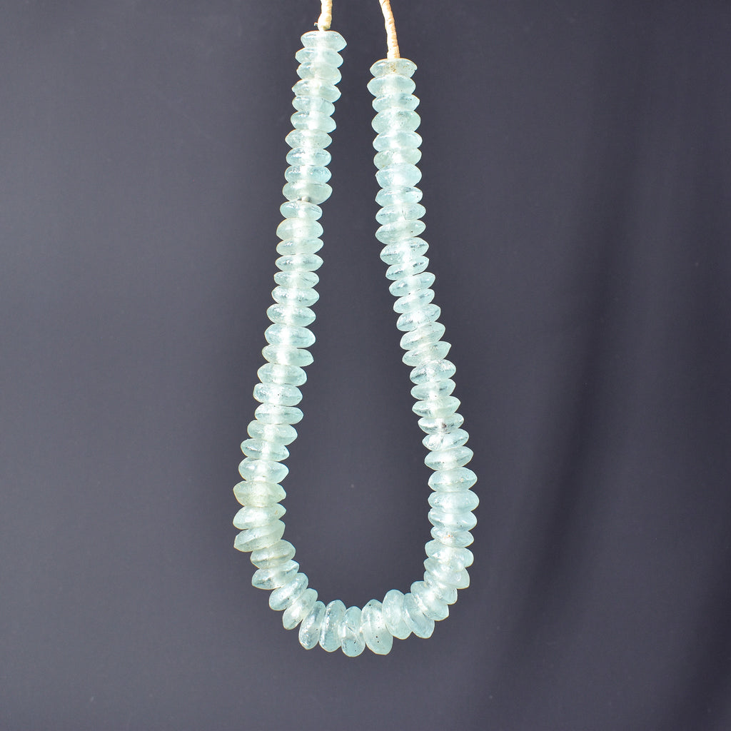 Krobo Recycled Powder Glass Translucent Trade Beads