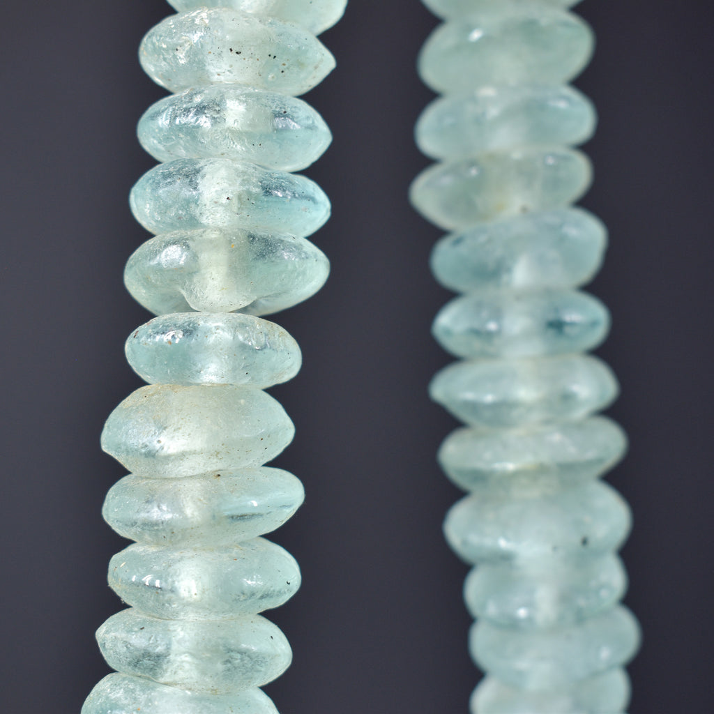 Krobo Recycled Powder Glass Translucent Trade Beads