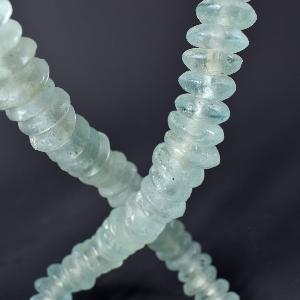 Krobo Recycled Powder Glass Translucent Trade Beads