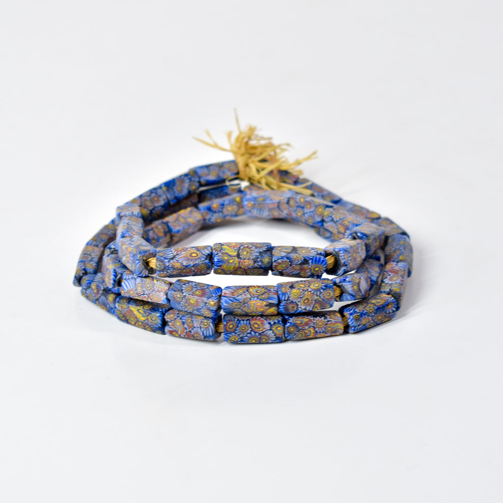 Rare Square Millefiori Venetian Trade Beads