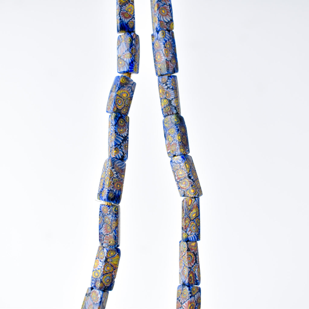 Rare Square Millefiori Venetian Trade Beads
