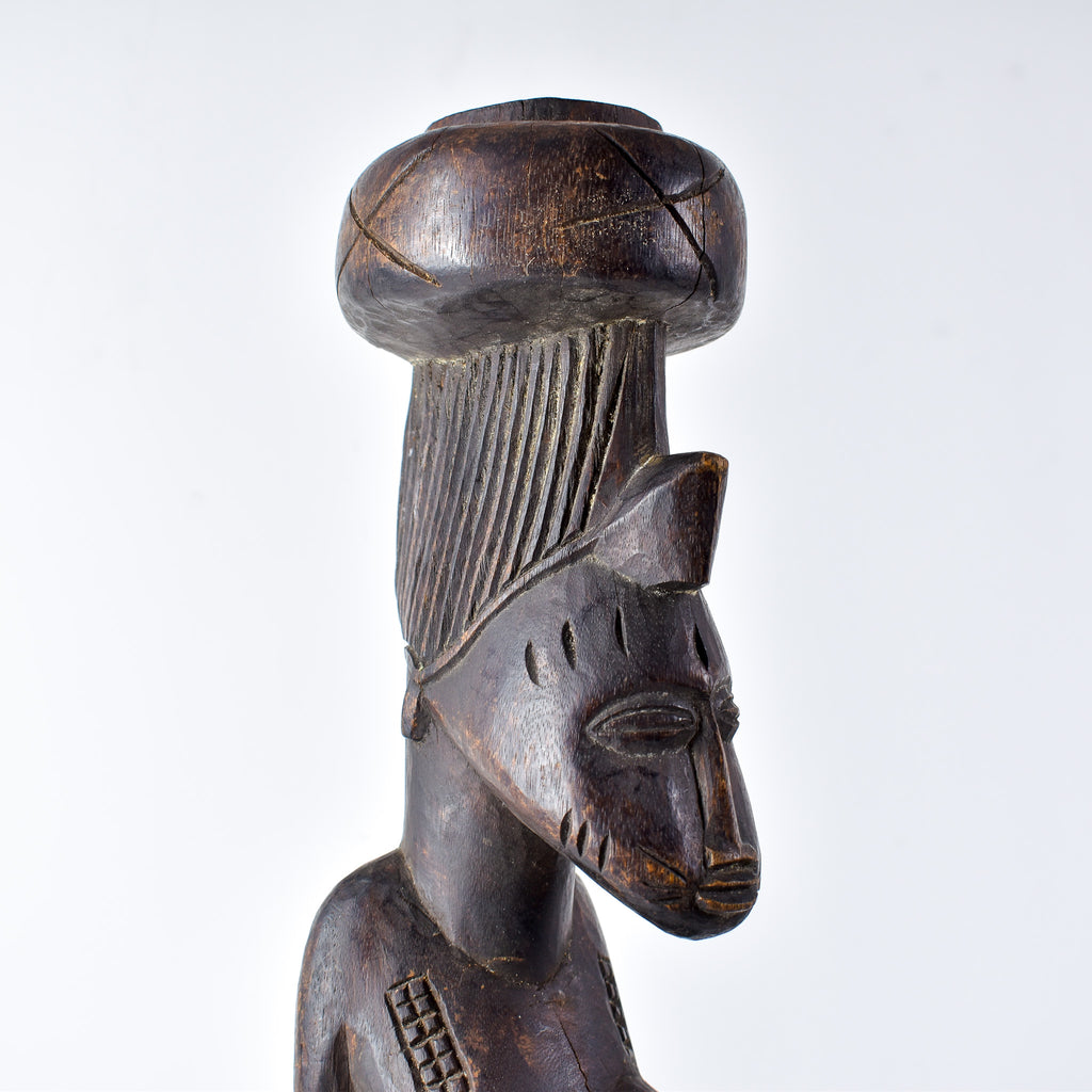 Senufo Maternity Figure on Stool Côte d'Ivoire