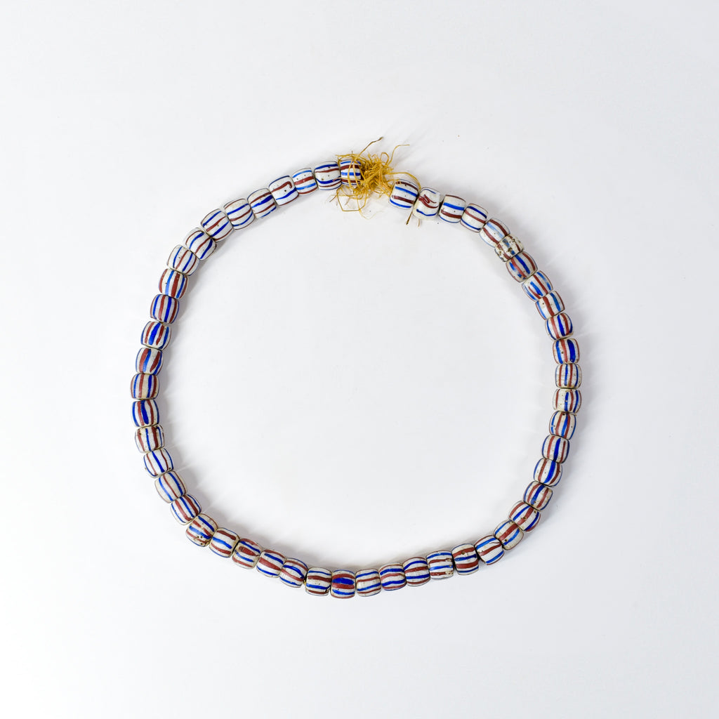 American Flag Venetian Trade Beads