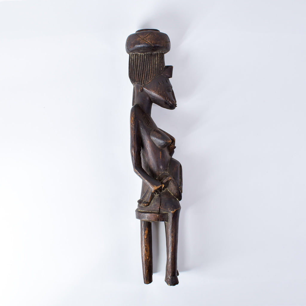 Senufo Maternity Figure on Stool Côte d'Ivoire