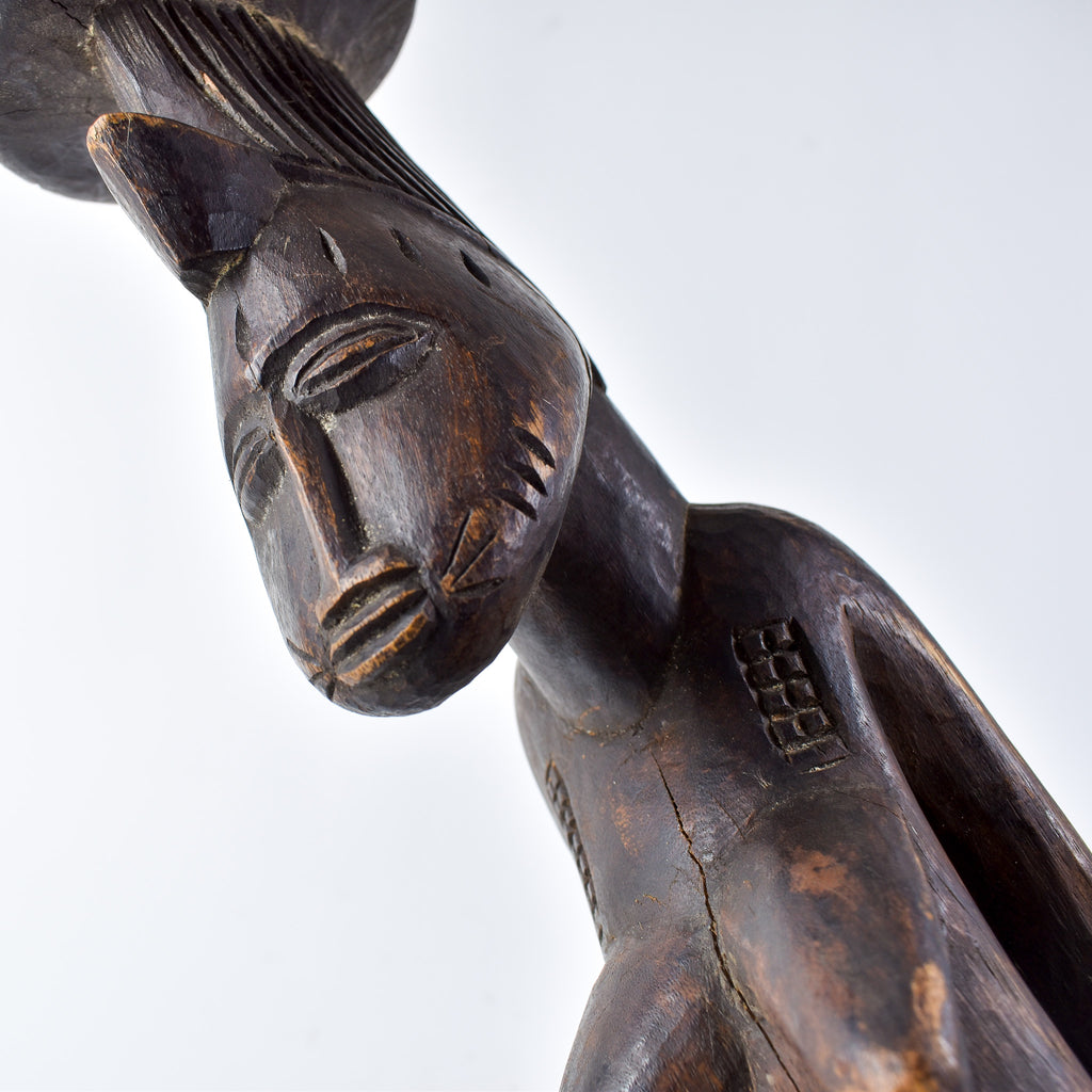 Senufo Maternity Figure on Stool Côte d'Ivoire