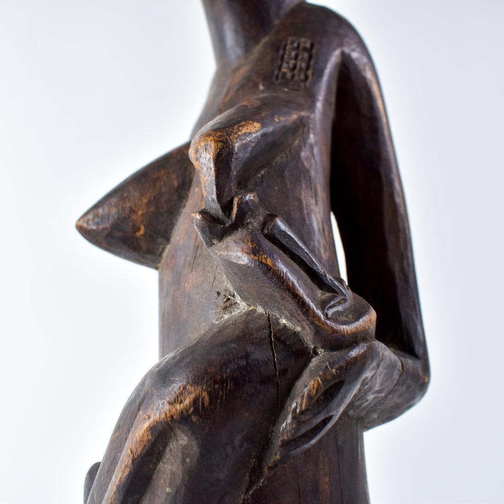 Senufo Maternity Figure on Stool Côte d'Ivoire