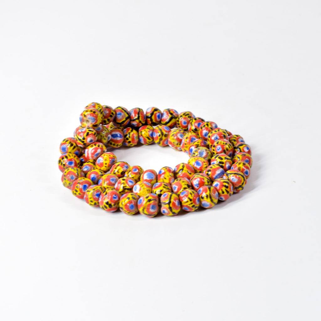 Kiffa Beads Contemporary Using Ancient Techniques Mauritania 30 Inch