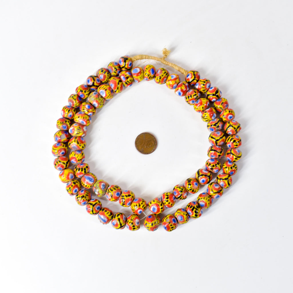 Kiffa Beads Contemporary Using Ancient Techniques Mauritania 30 Inch