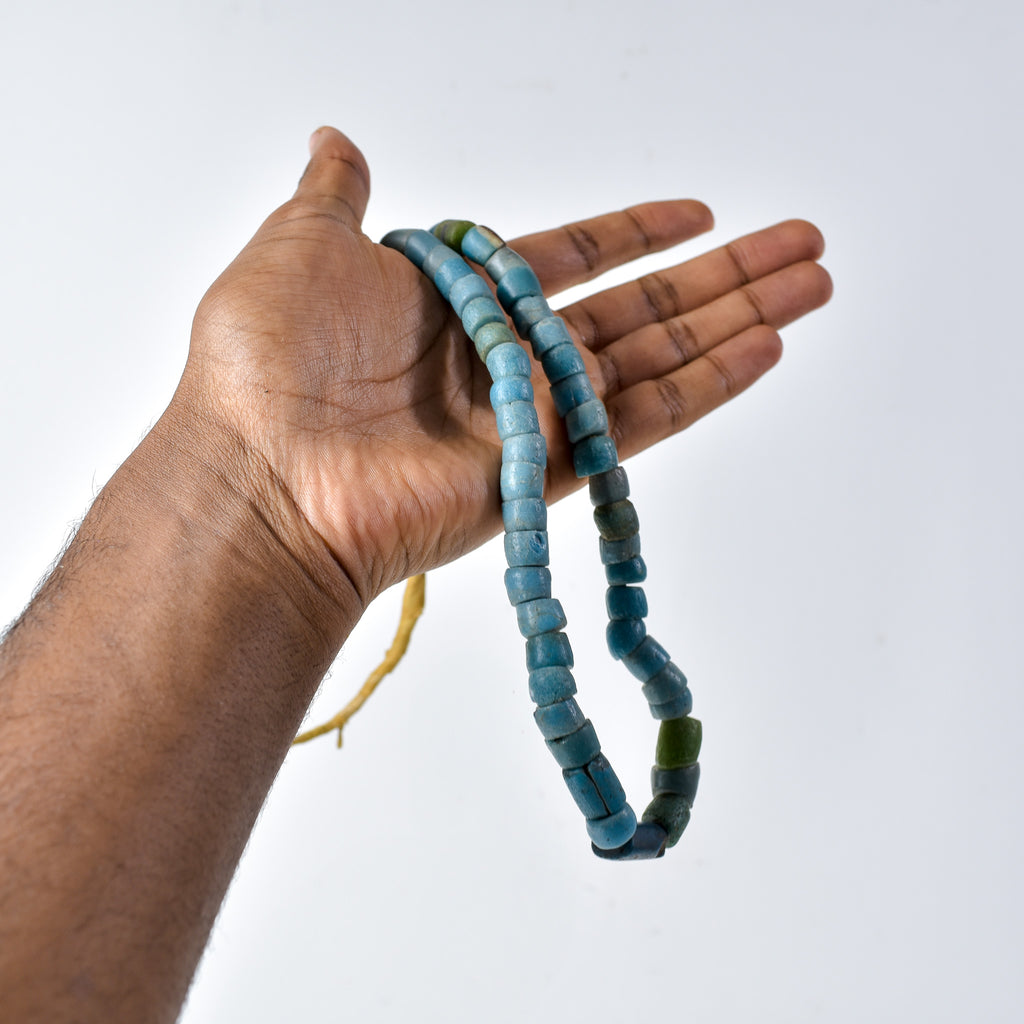 Igbo Sandcast Beads Nigeria 30 Inch